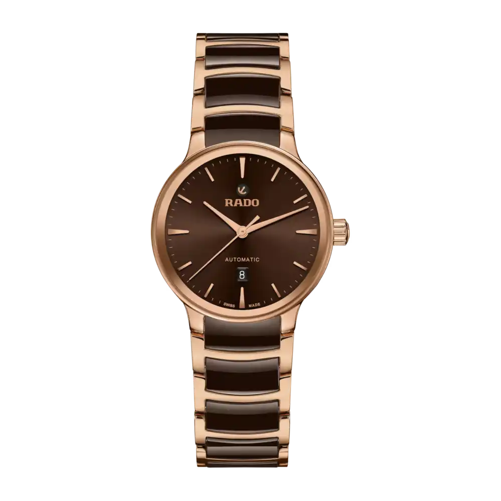 solar-powered watches for women with light features -Rado Centrix Automatic