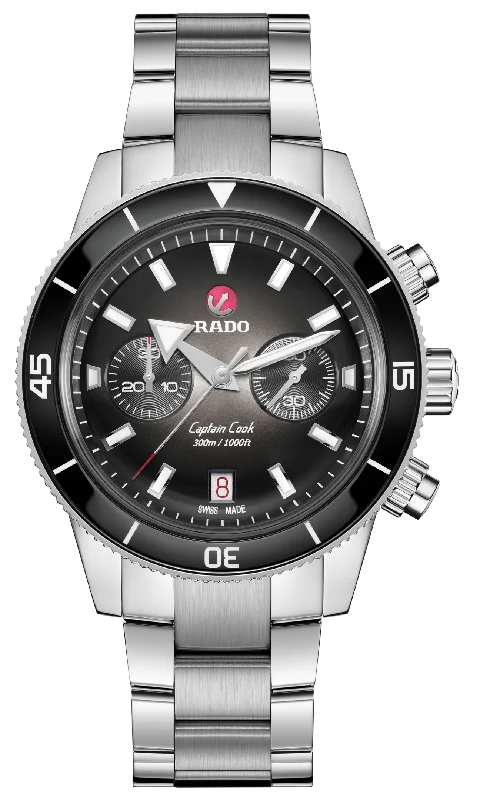 watches for men with customizable features -Rado Captain Cook Automatic Chronograph