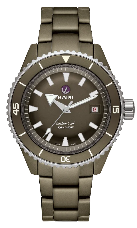 luxury watches for women with thin design -Rado Captain Cook High-Tech Ceramic Diver