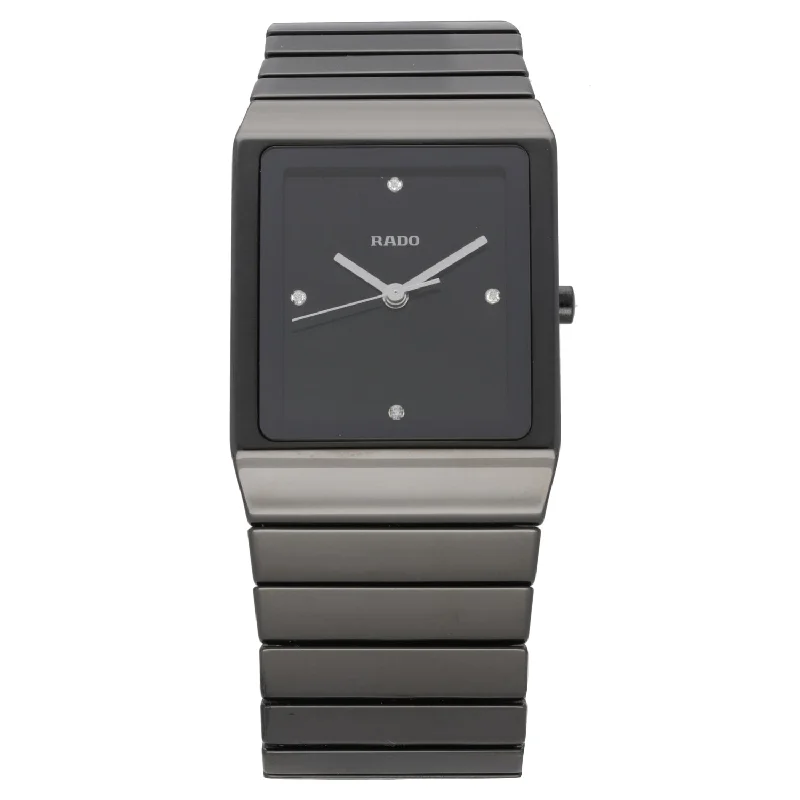 watches for men with interchangeable straps -Rado Ceramica 212.0700.3 30mm Ceramic Watch