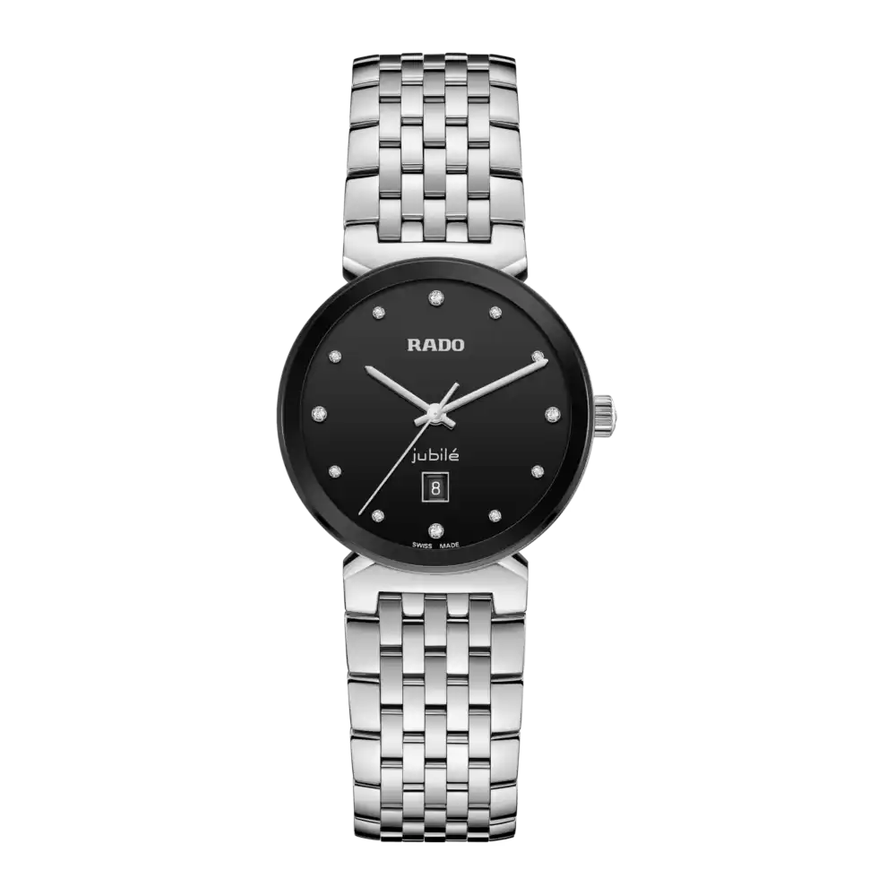 men's watches with metal bands and elegant design -Rado Florence Diamonds