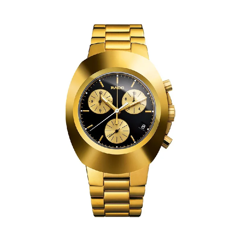 elegant sport watches for women with silicone straps -Rado New Original Chronograph R12949153 Men Watch