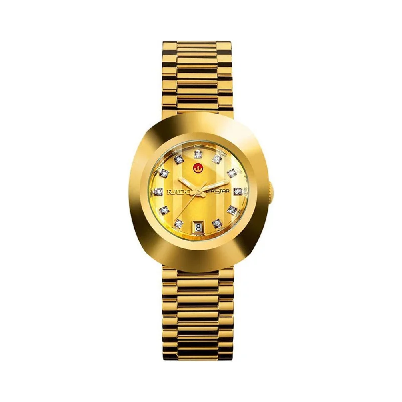 smartwatches for women with customizable faces -Rado The Original Automatic R12413804 Men Watch