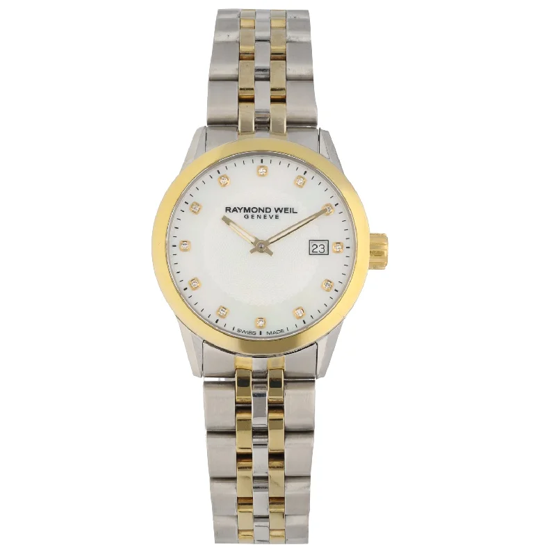 classic analog watches with modern twist -Raymond Weil Freelancer 5629 29mm Bi-Colour Watch