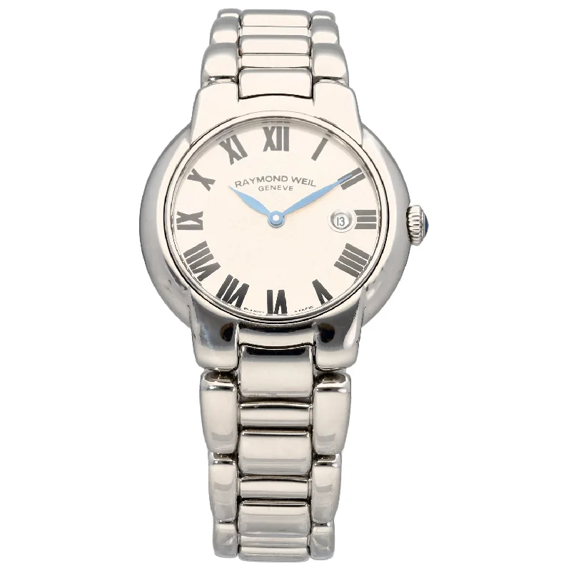 best watches for women with unique patterns -Raymond Weil Jasmine 5229 28mm Stainless Steel Watch