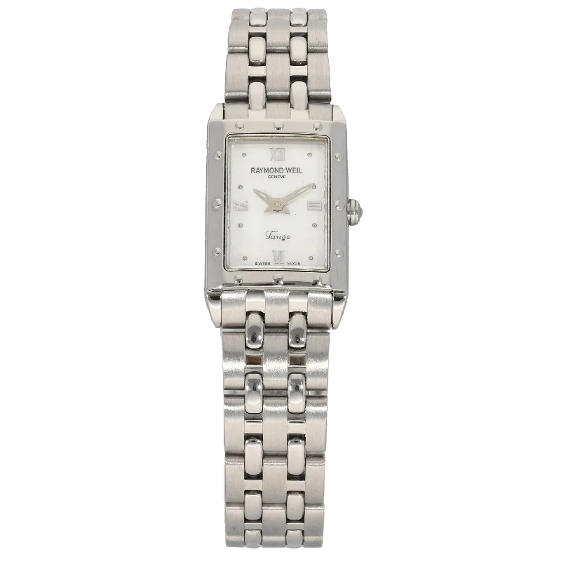 women’s watches with mesh band and elegant design -Raymond Weil Tango 5971 19mm Stainless Steel Watch