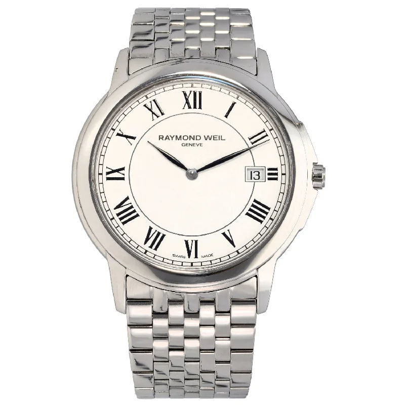 watches with leather straps for both men and women -Raymond Weil Toccata 5466/3 40mm Stainless Steel Watch