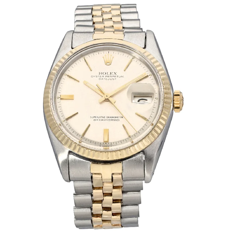 best watches for hikers with altimeter -Rolex Datejust 1601 36mm Bi-Colour Watch