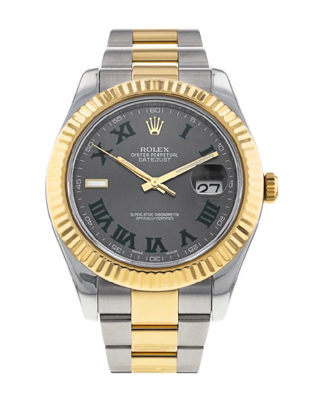 women’s luxury wristwatches with colored dials -Rolex Datejust II Mens Watch