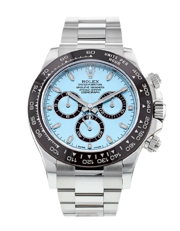 men's watches with modern design features -Rolex Daytona Ice Blue Dial Men's Watch