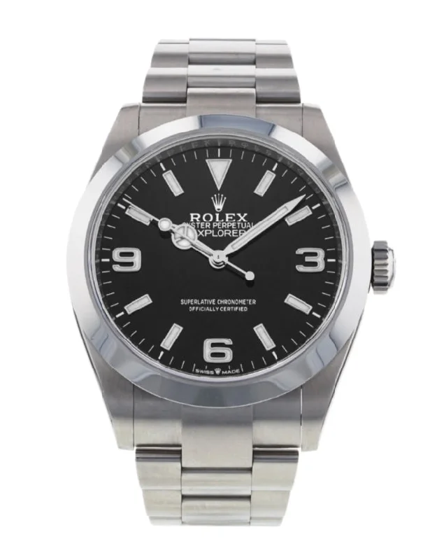 high-quality watches with modern design for men -Rolex Explorer 40 Men's watch