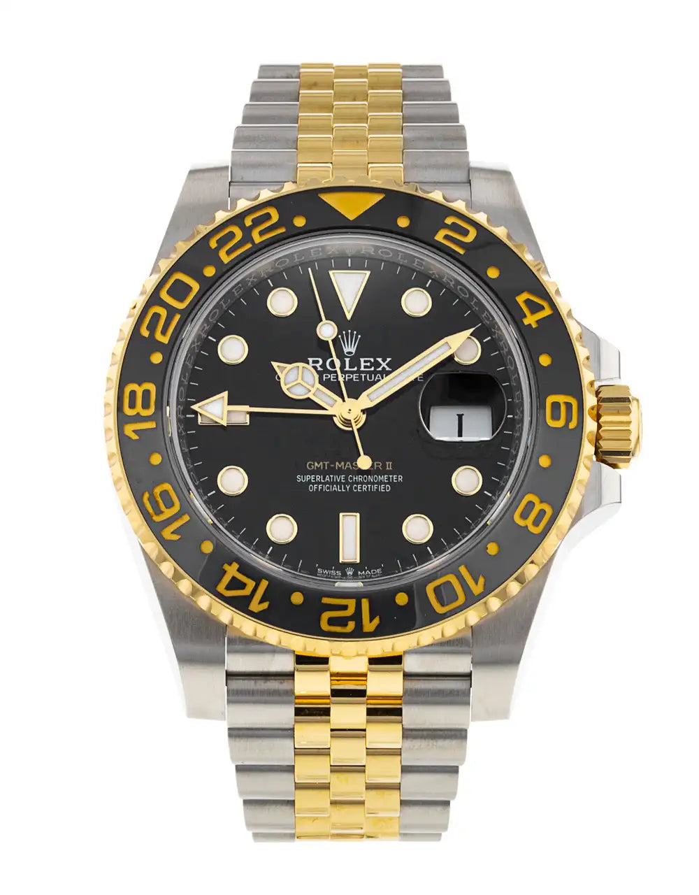 solar-powered watches for women with light features -Rolex GMT Master II Mens Watch