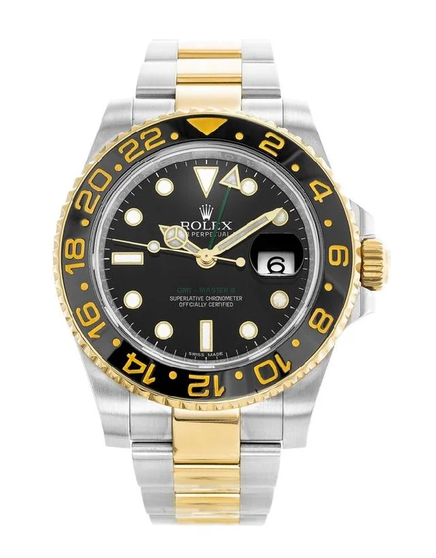 best watches for divers with waterproof features -Rolex GMT Master II Mens Watch