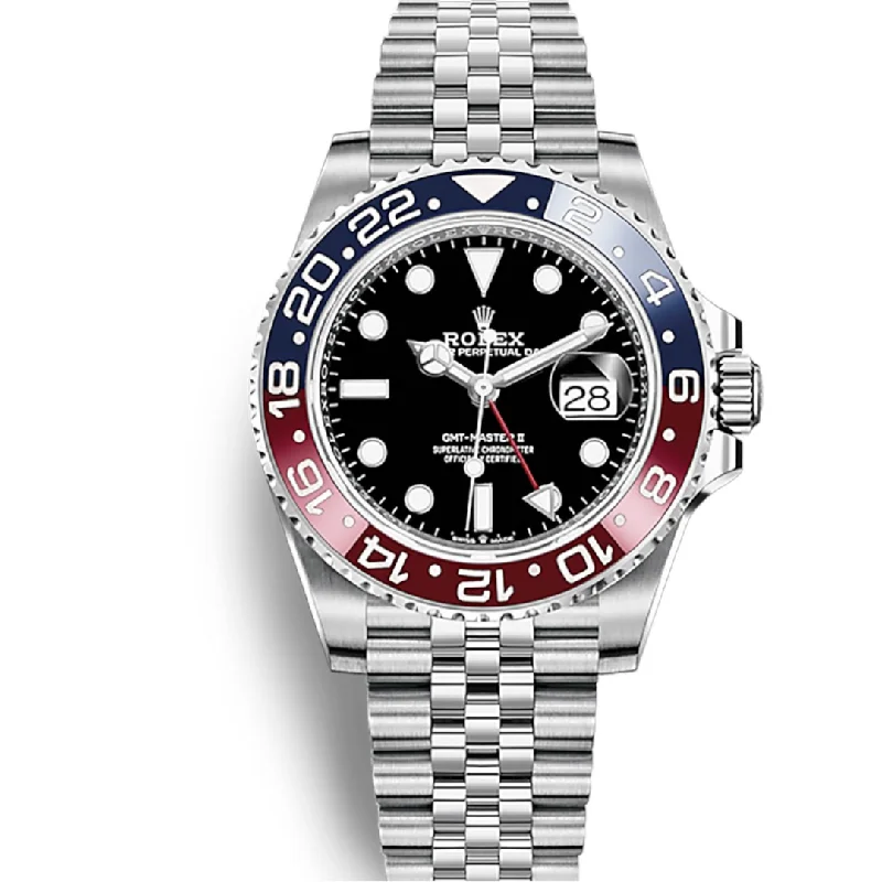 high-end watches for men with ceramic and metal bands -Rolex Gmt Master Ii 126710Blro Pepsi 40Mm Oystersteel Jubilee Bracelet Men’S Watch