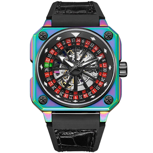 high-quality watches with modern design for men -ROULETTE MASTER SKELETON AUTOMATIC