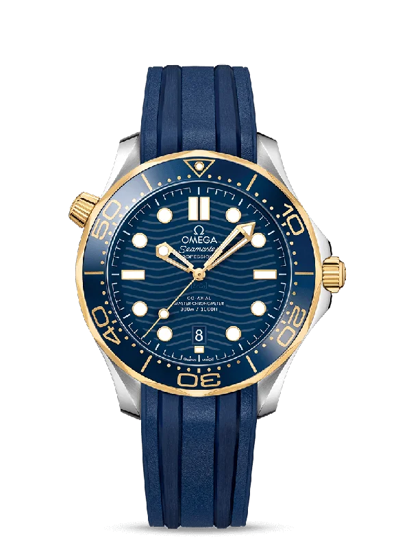 smartwatches with GPS and health tracking for men -OMEGA Seamaster Diver 300M Co‑Axial Master Chronometer 42 mm