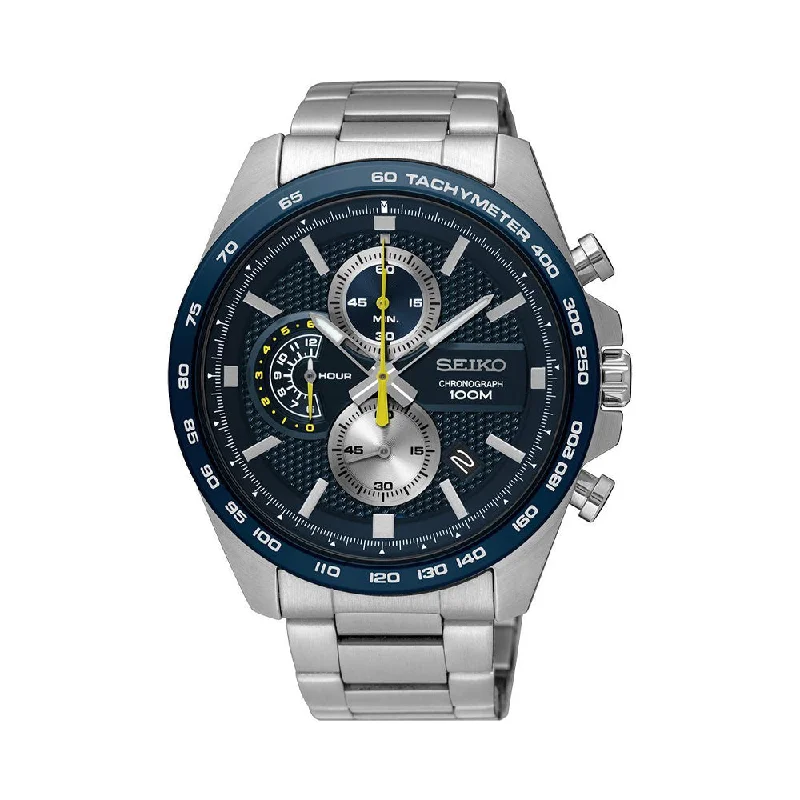 top-rated watches for men with chronograph functions -Seiko Neo Sports SSB259P1 Watch For Men