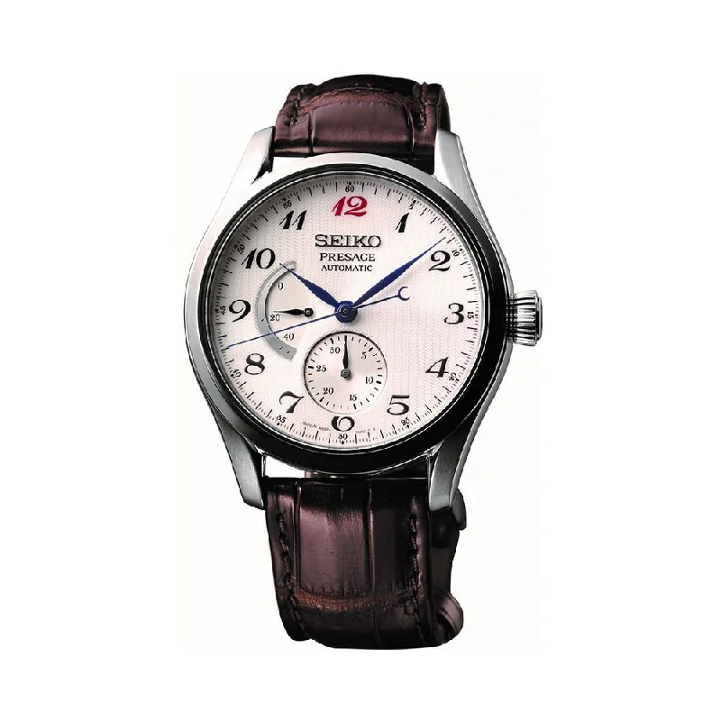 eco-conscious watches for men with wooden bands -Seiko Presage SPB059J1 Watch For Men