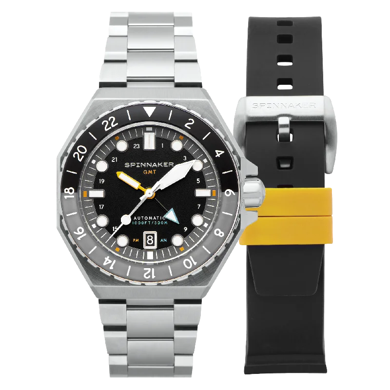 high-end watches for men with ceramic and metal bands -Spinnaker - SP-5119-11