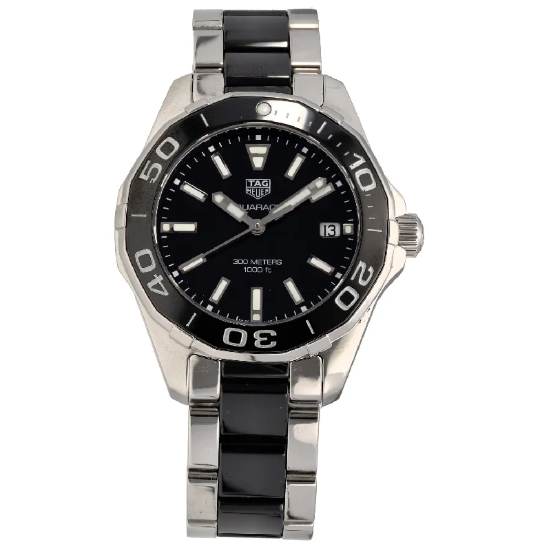 top-rated mechanical watches for women -Tag Heuer Aquaracer WAY131A 35mm Bi-Colour Watch