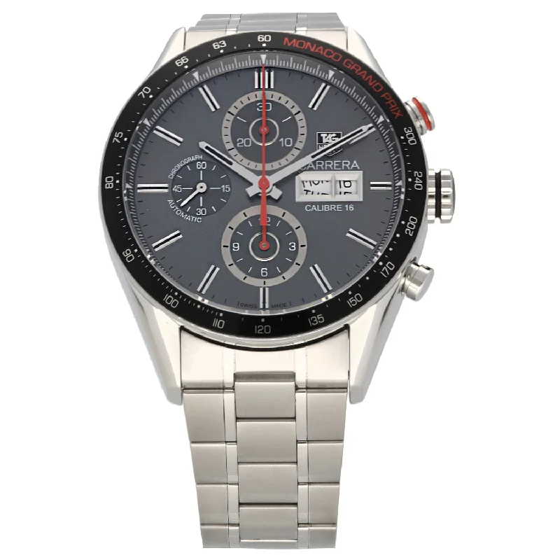 smartwatches with activity tracking for women -Tag Heuer Carrera CV2A1M 43mm Stainless Steel Watch