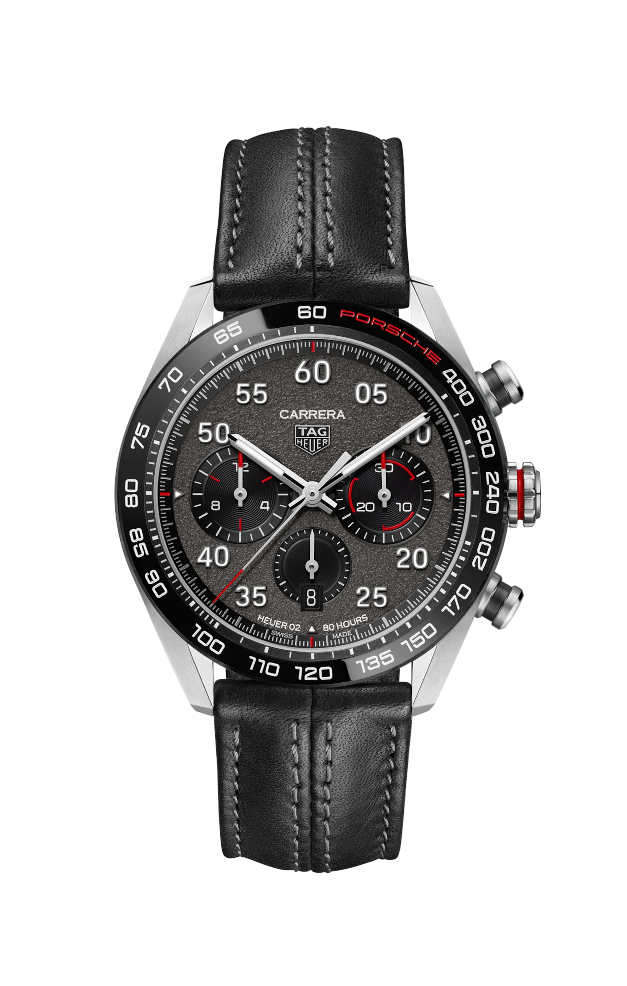 solar-powered watches with fitness features -TAG Heuer Carrera Porsche Chronograph Special Edition