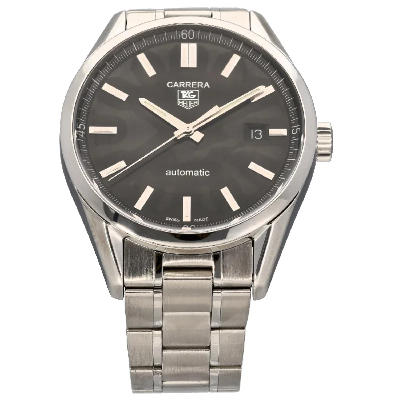 watches for women with slim design and minimal dial -Tag Heuer Carrera WV211B-3 38mm Stainless Steel Watch