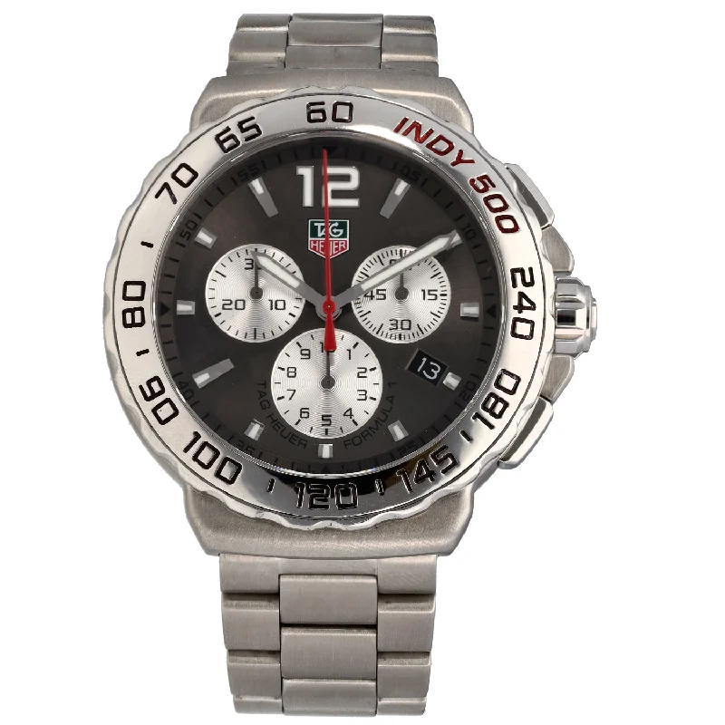 watches for women with crystal embellishments -Tag Heuer Formula 1 CAU1113 42mm Stainless Steel Watch