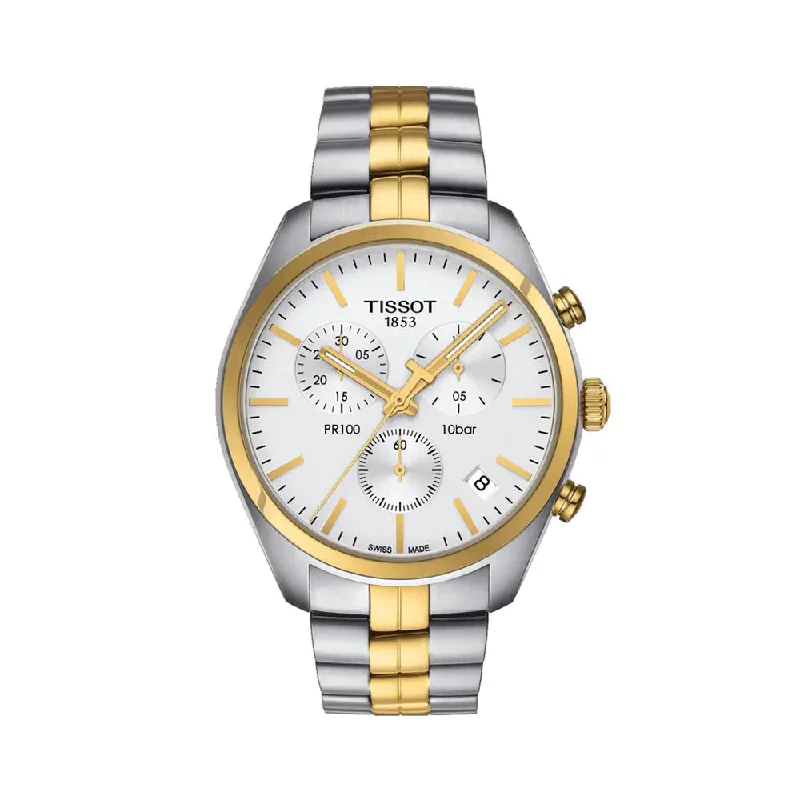 watches for men with interchangeable straps -Tissot PR 100 Chronograph T1014172203100 Men Watch