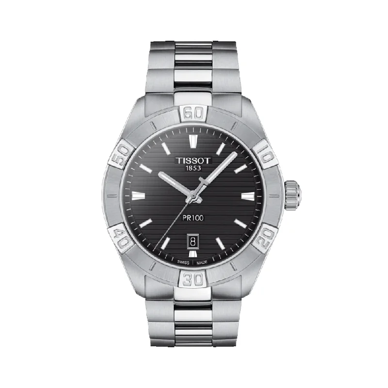 waterproof watches for divers with professional features -TISSOT T1016101105100 PR 100 SPORT GENT Watch For Men