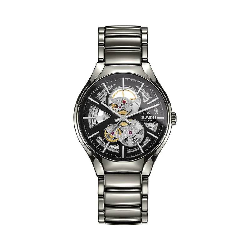 best hybrid watches with fitness tracking -Rado True Automatic Open Heart R27510152 Men Watch