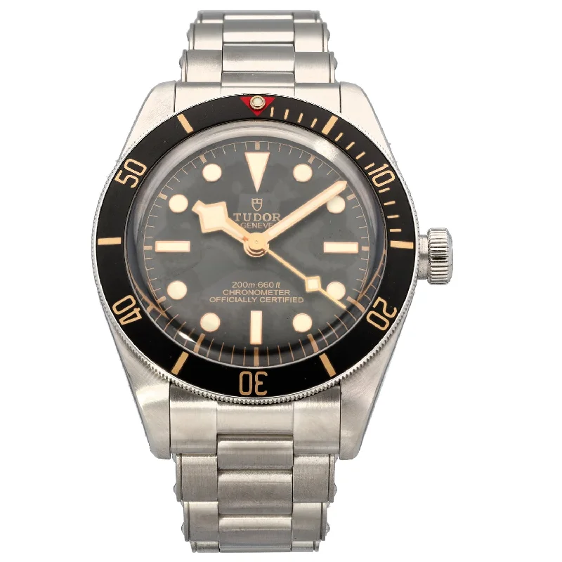 best dive watches for beginners with simple features -Tudor Black Bay 79030 39mm Stainless Steel Watch