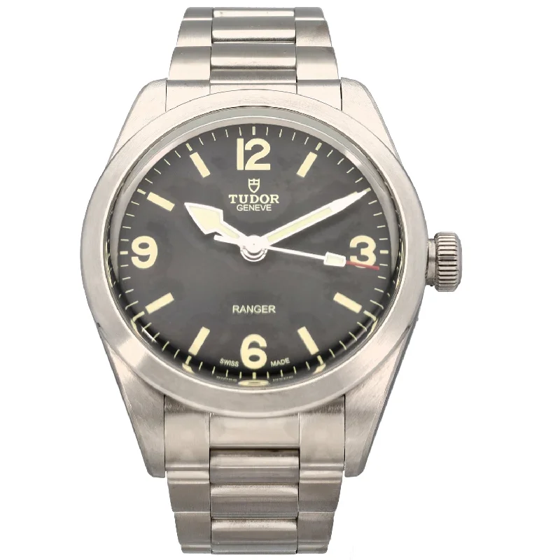 affordable watches for men with sporty look -Tudor Heritage Ranger 79950 39mm Stainless Steel Watch